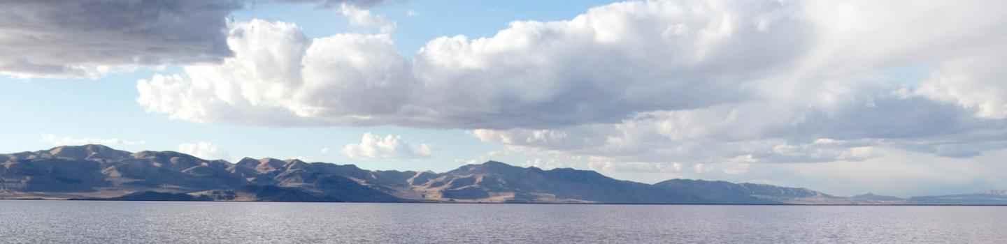 Brine pod adjacent to the Great Salt Lake in Utah | Compass Minerals